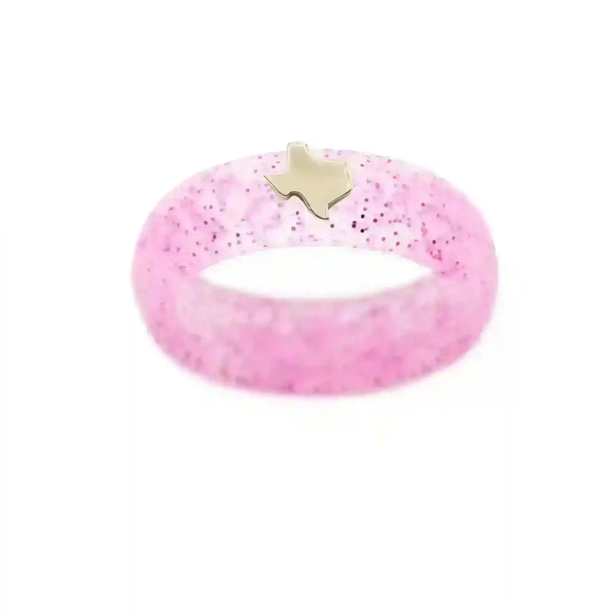 Gold Texas Silicone Ring - Size 4