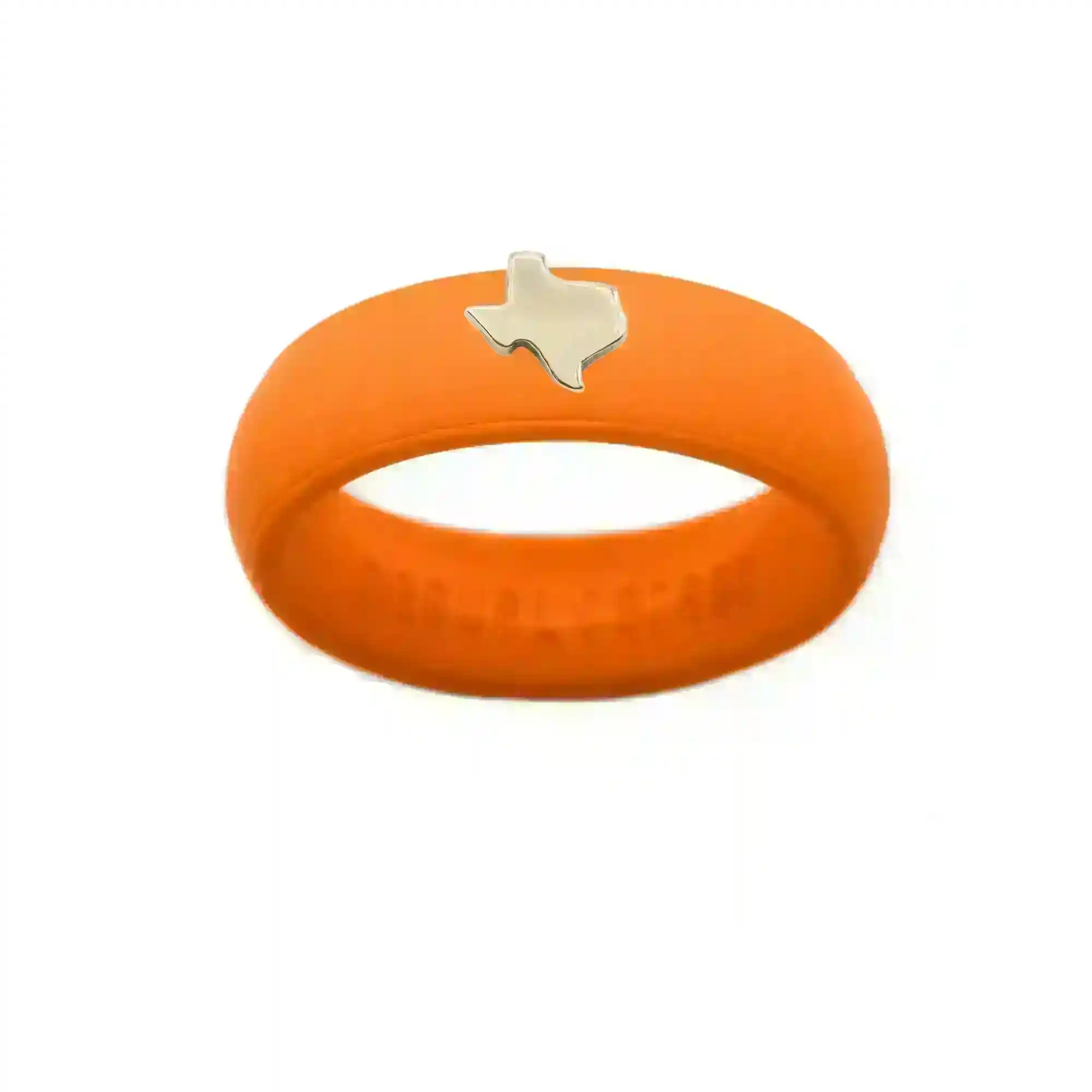 Gold Texas Silicone Ring - Size 4
