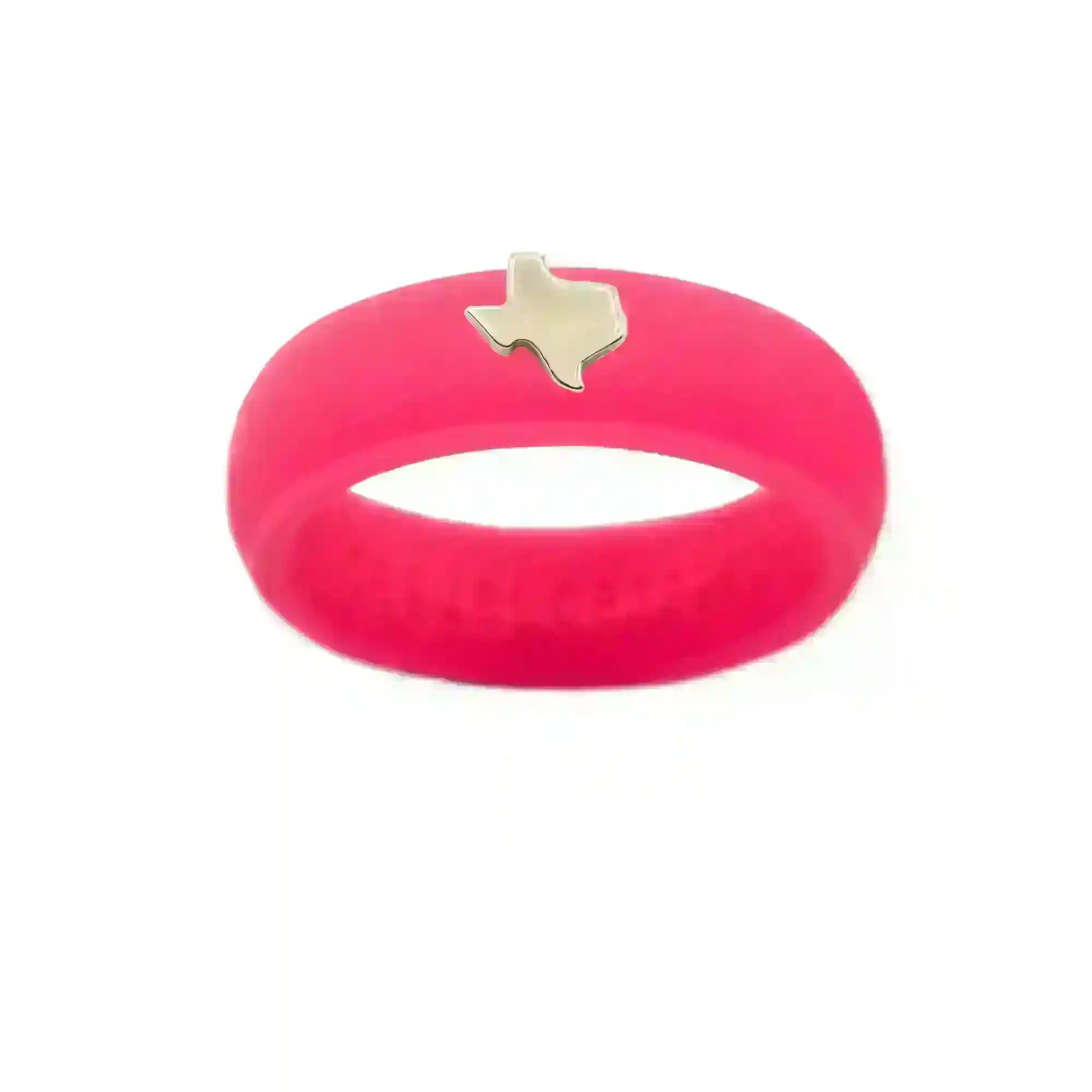 Gold Texas Silicone Ring - Size 4