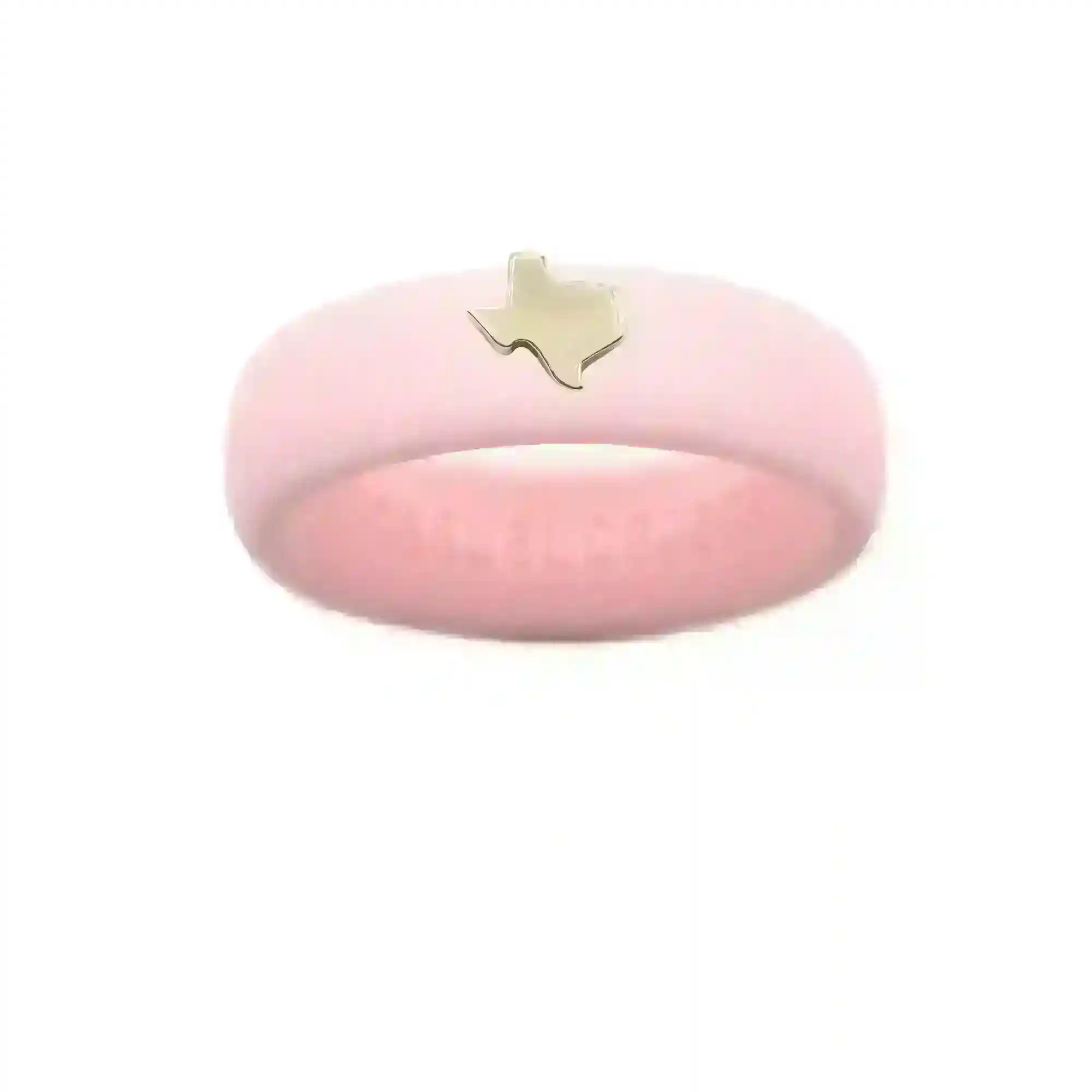 Gold Texas Silicone Ring - Size 4