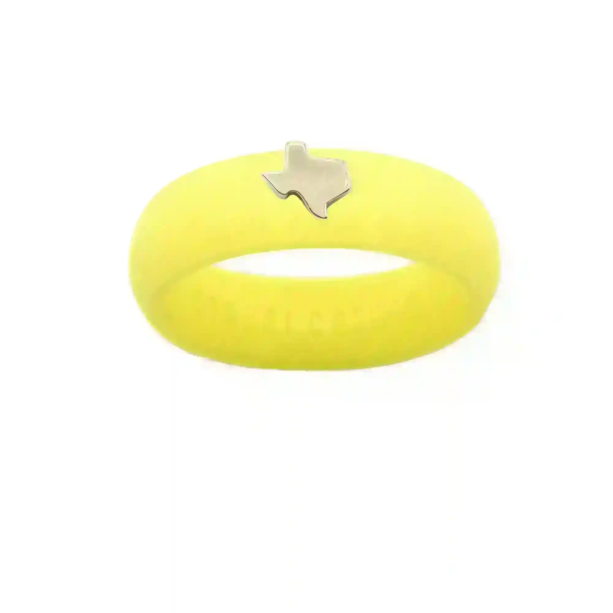 Gold Texas Silicone Ring - Size 4