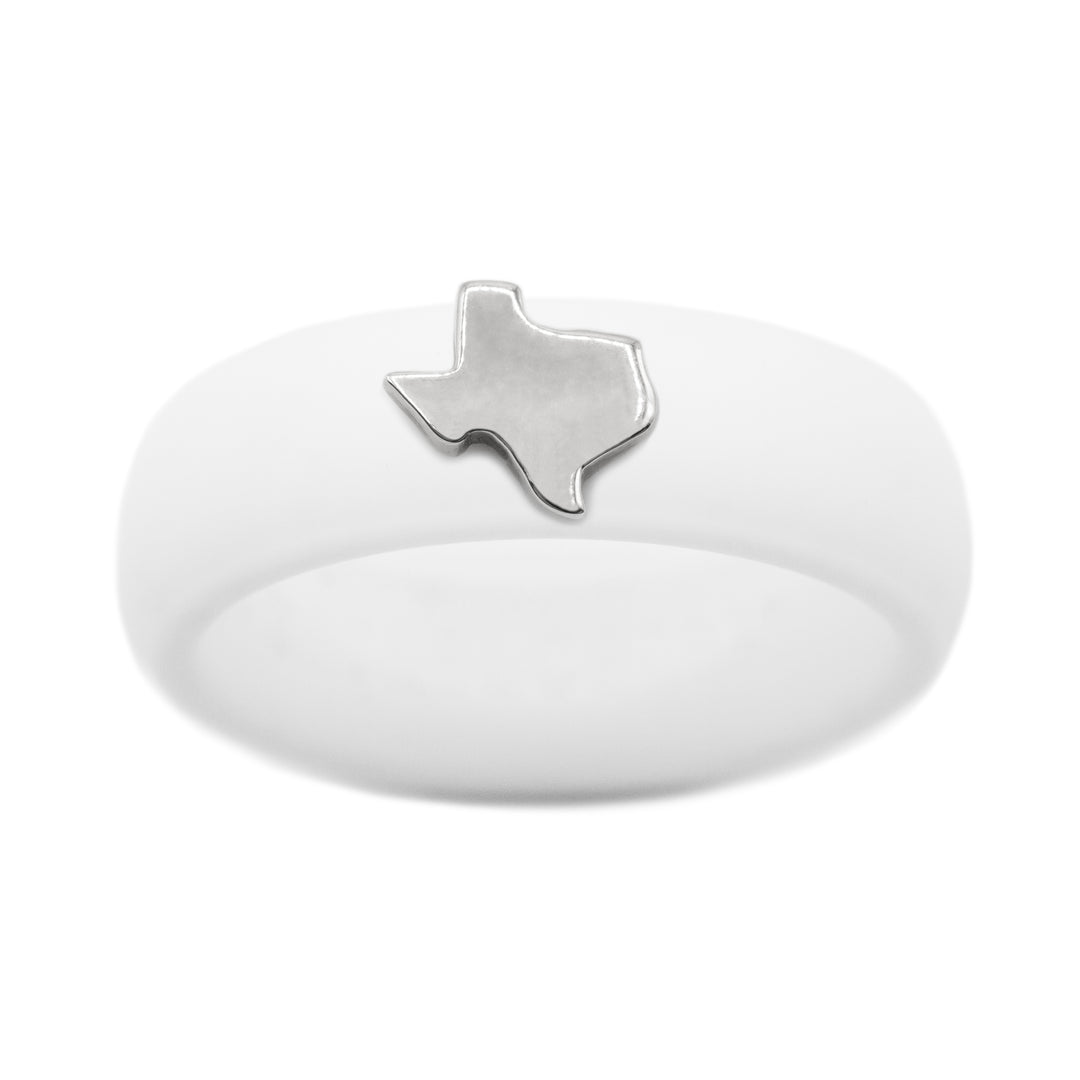 Sterling Silver Texas Silicone Ring
