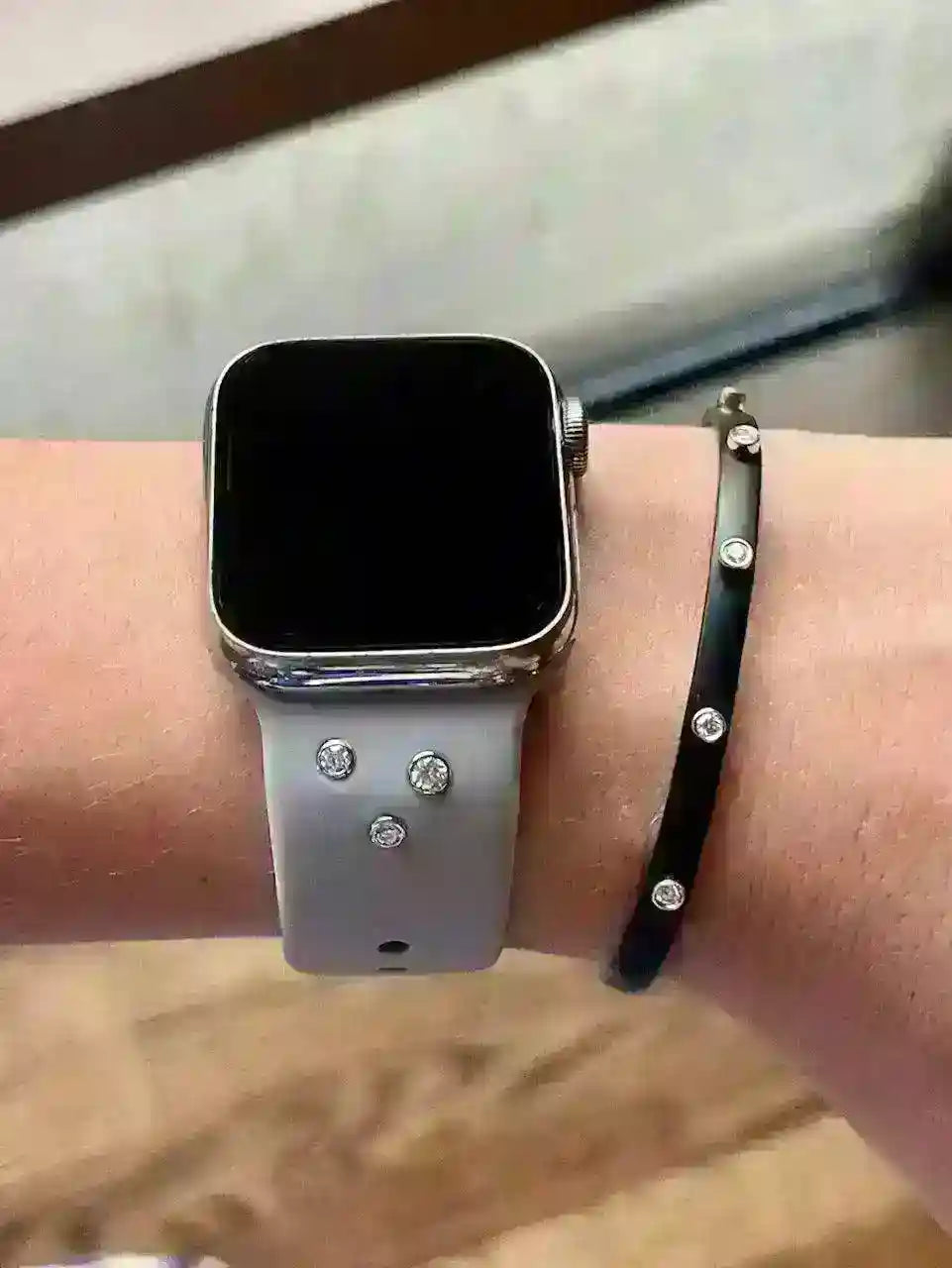 6 Diamond Smartwatch Band 0.48tcw.