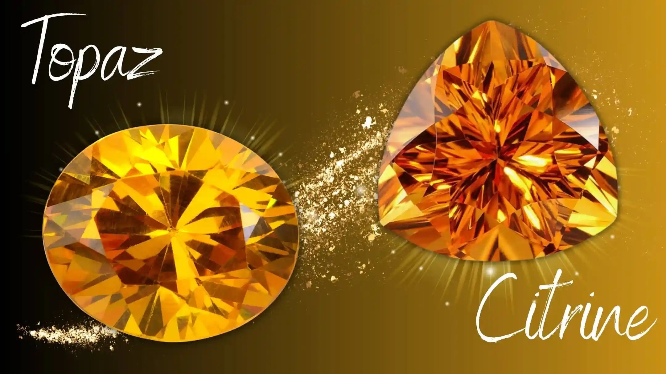 Topaz and citrine