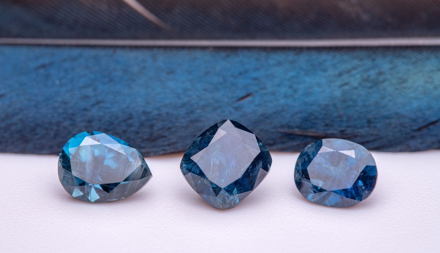 Blue gemstones