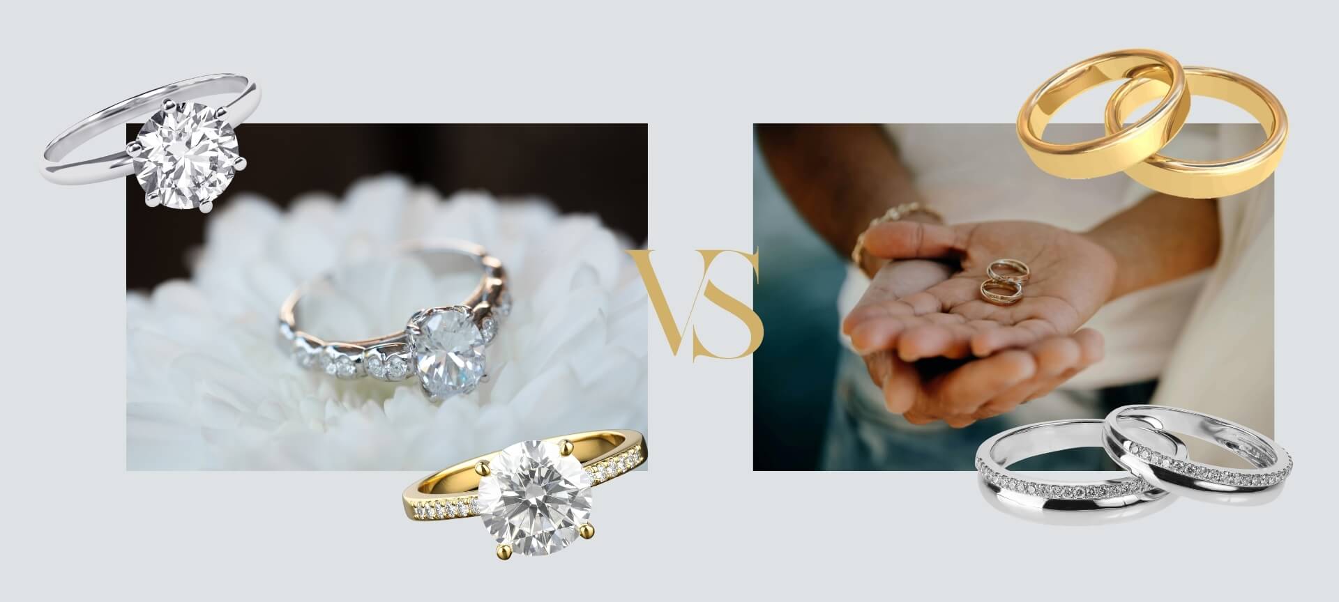 Engagement Ring vs Wedding Ring