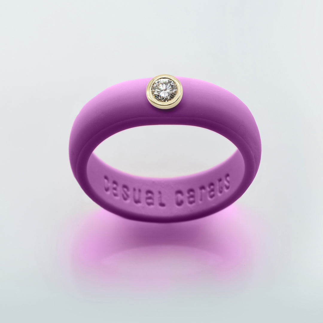 0.10ct. Classic LGD Silicone Ring