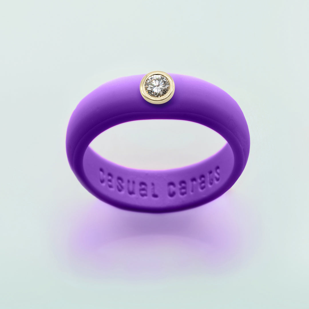 0.25ct. Classic LGD Silicone Ring