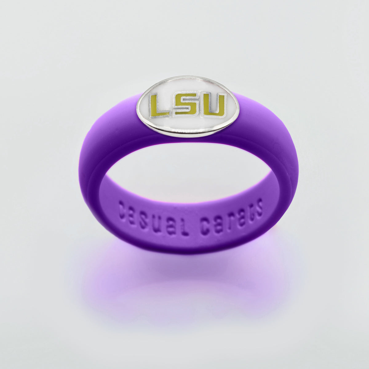 Official Licensed LSU Tigers Silicone Ring | Casual Carats