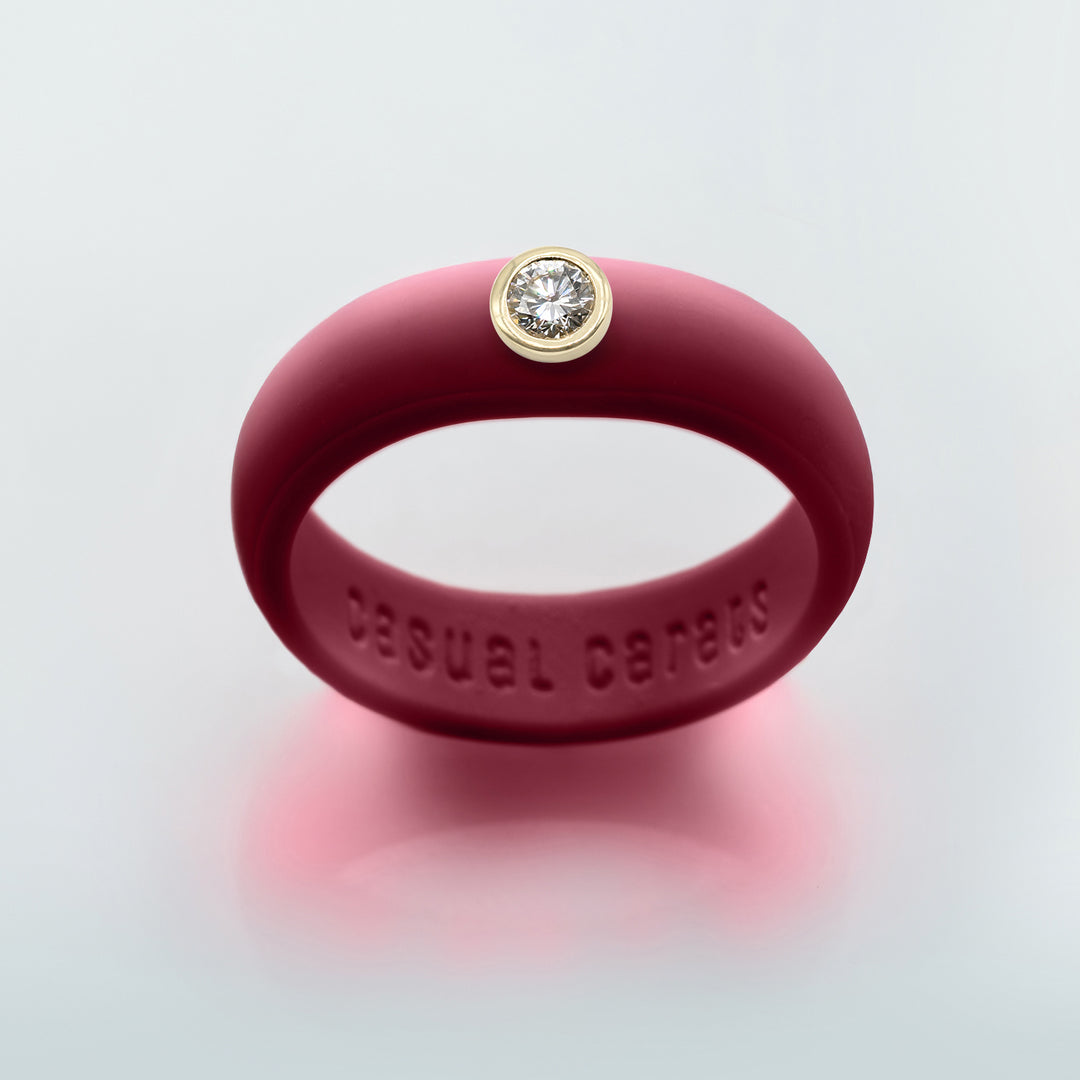 0.10ct. Classic LGD Silicone Ring