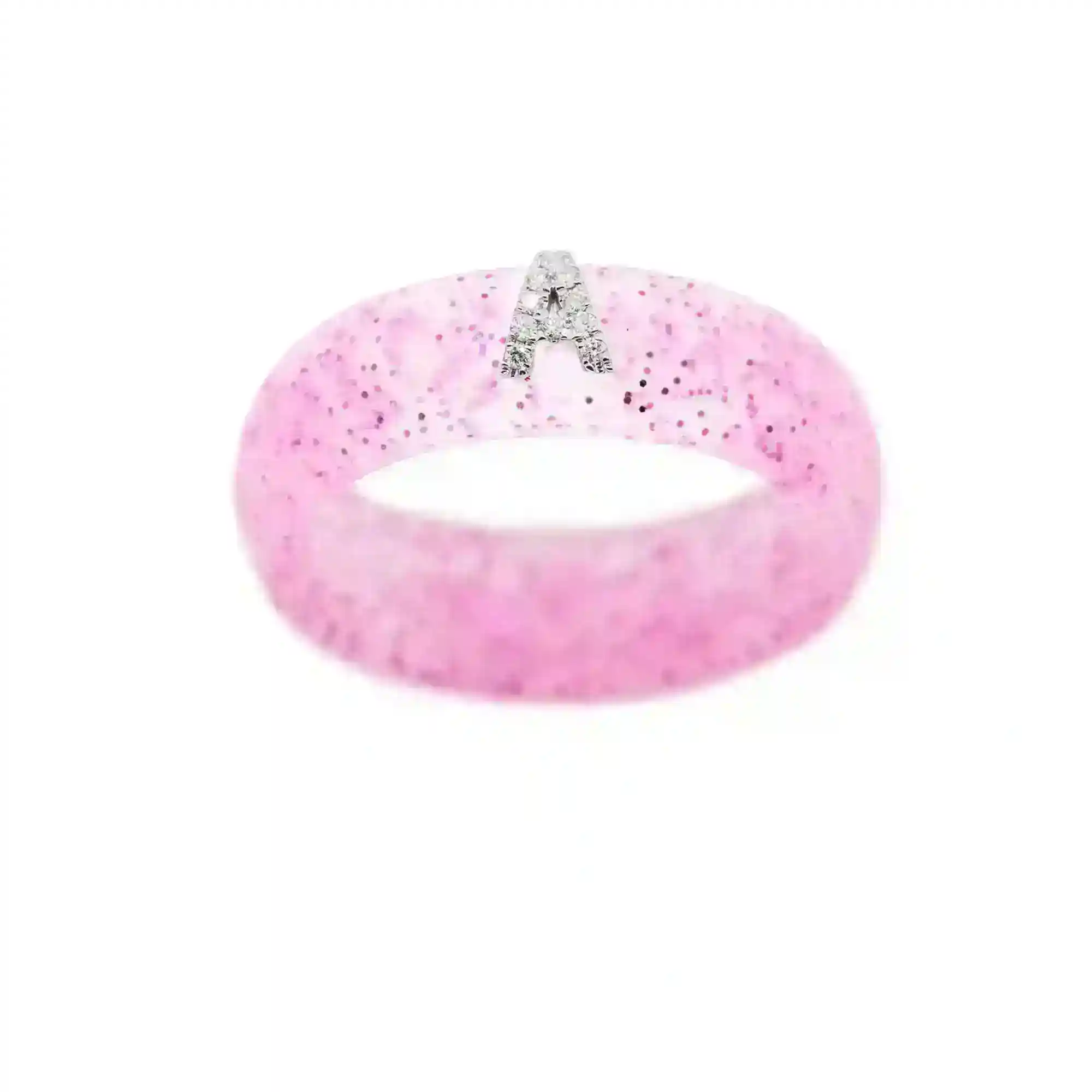 “A” Diamond Initial - Size 9