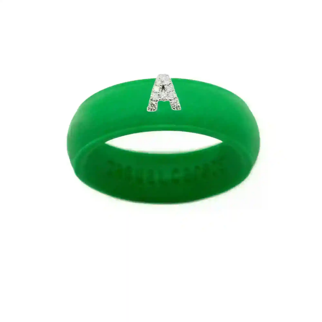 “A” Diamond Initial - Size 8