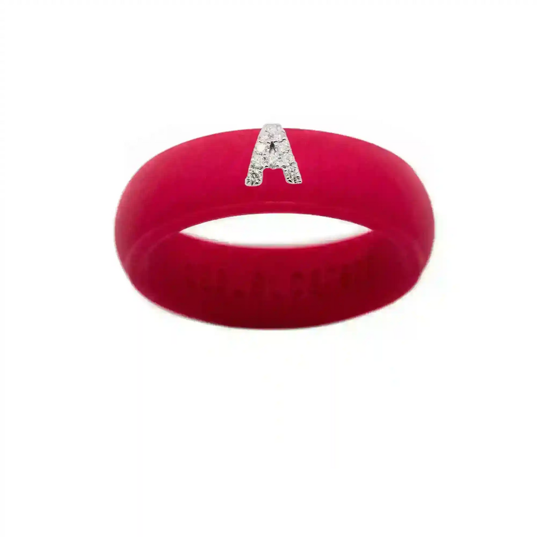 “A” Diamond Initial - Size 7