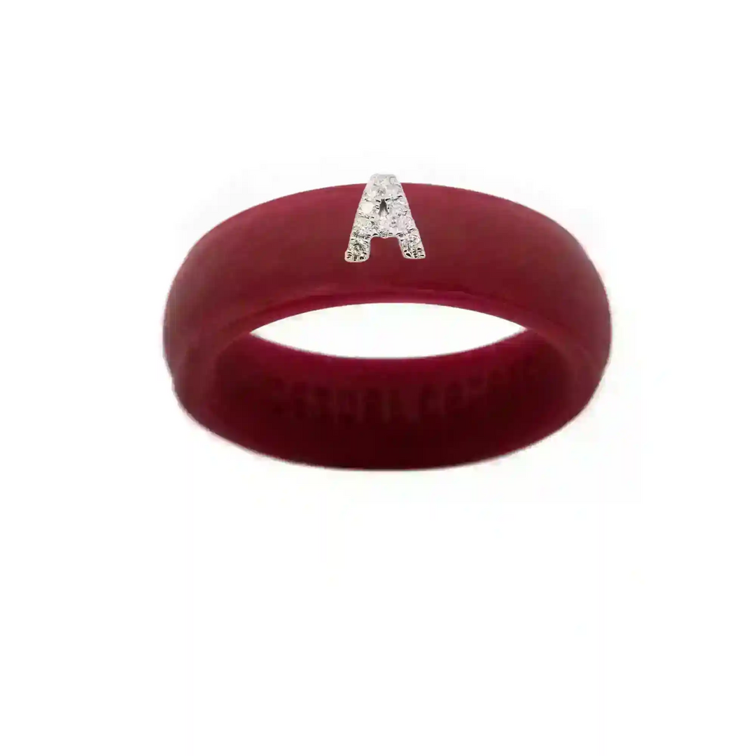 “A” Diamond Initial - Size 8