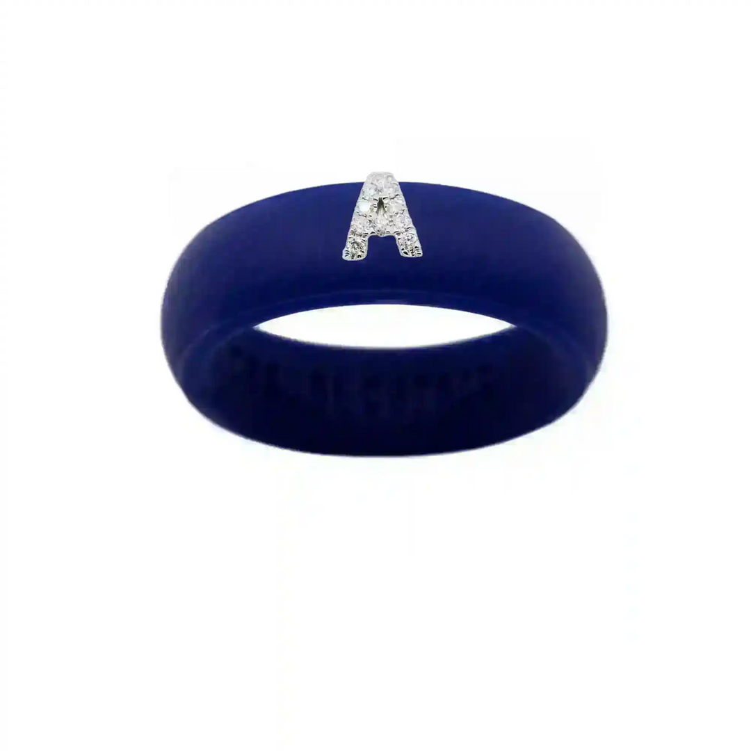 “A” Diamond Initial - Size 7