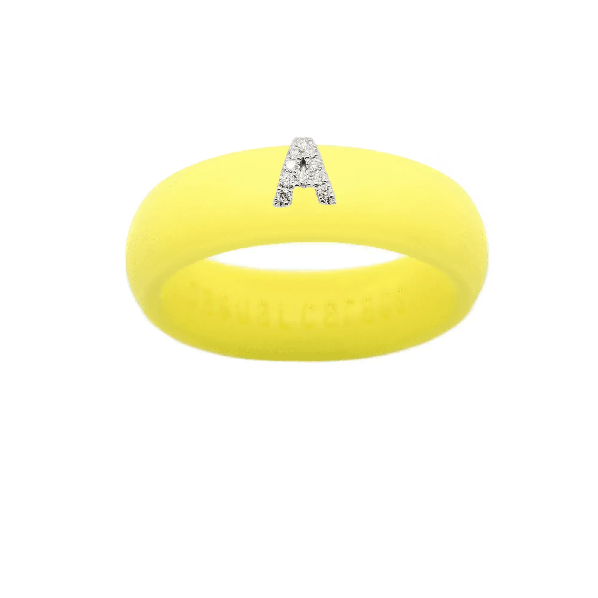 “A” Diamond Initial - Size 4