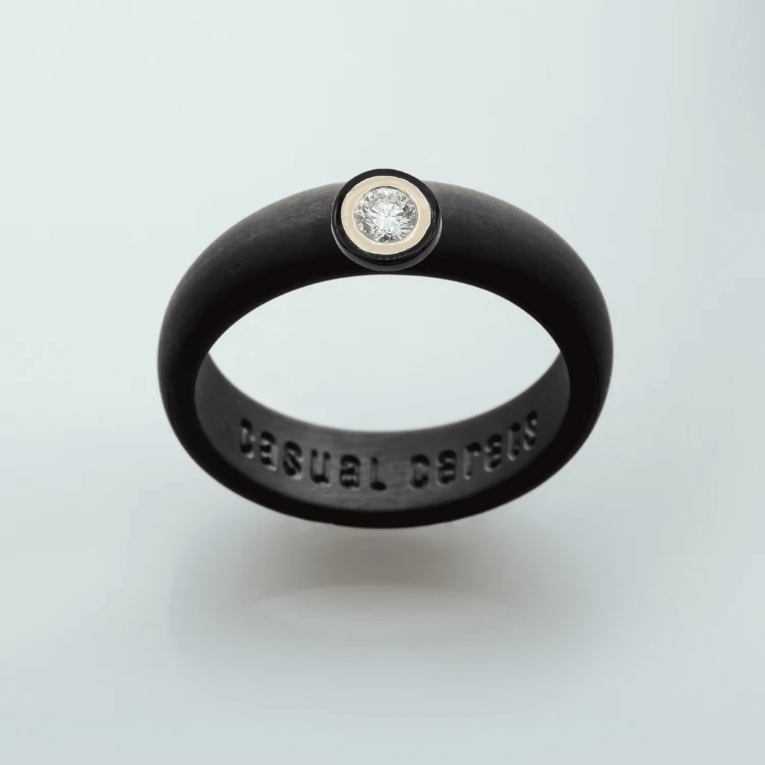 14K Black Ceramic Bezel