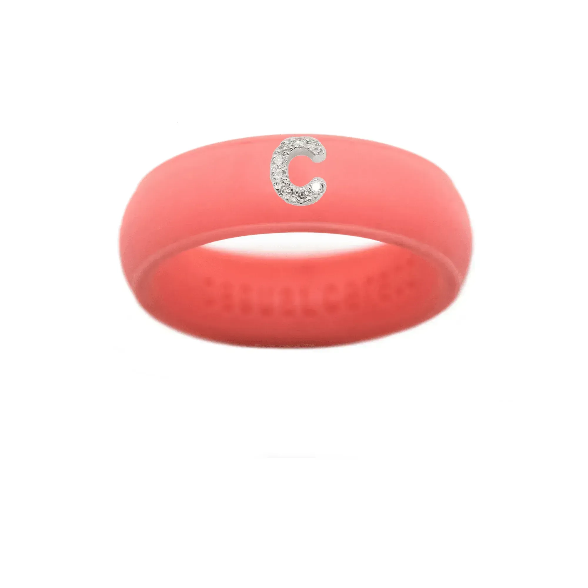 “C” Diamond Initial - Size 4