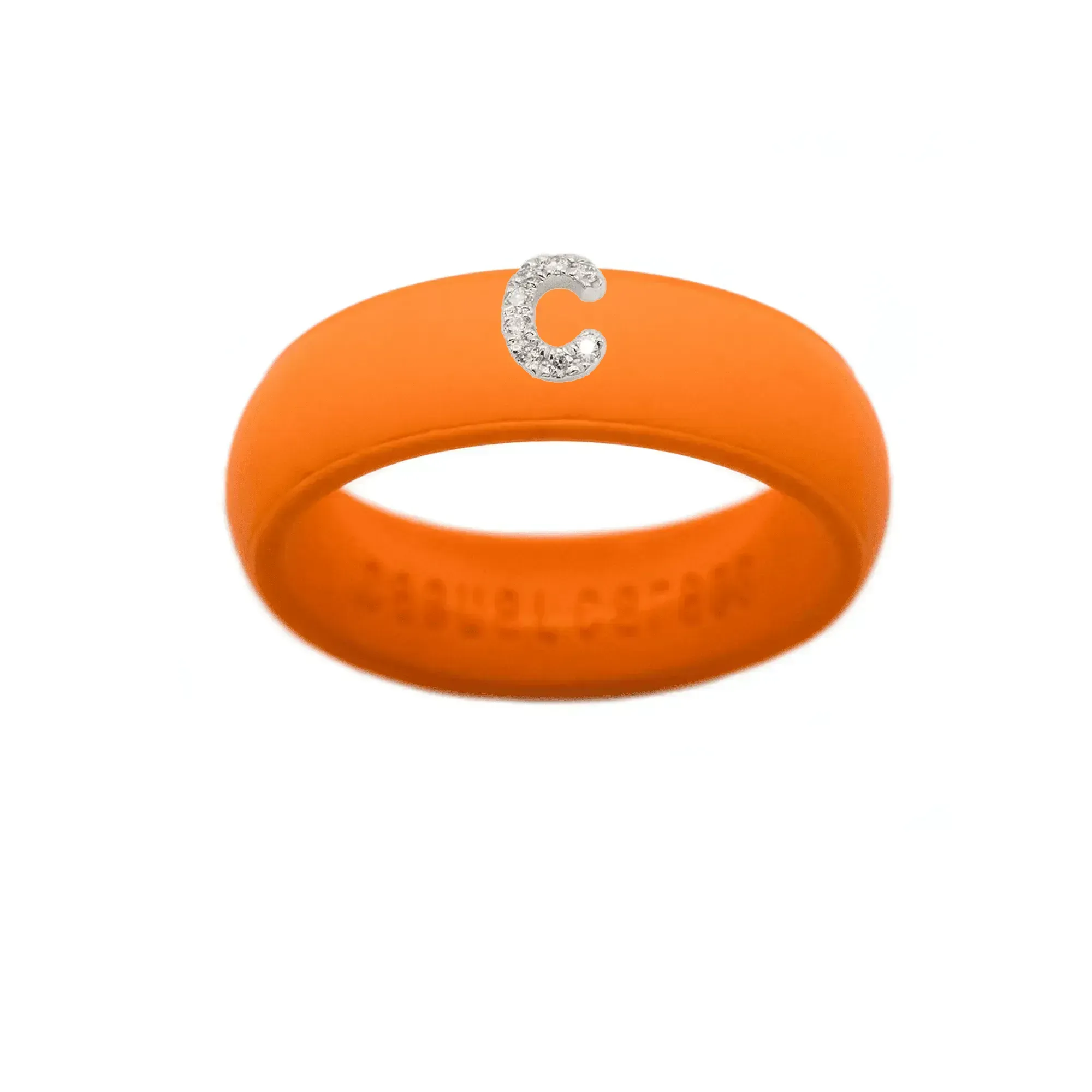 “C” Diamond Initial - Size 4