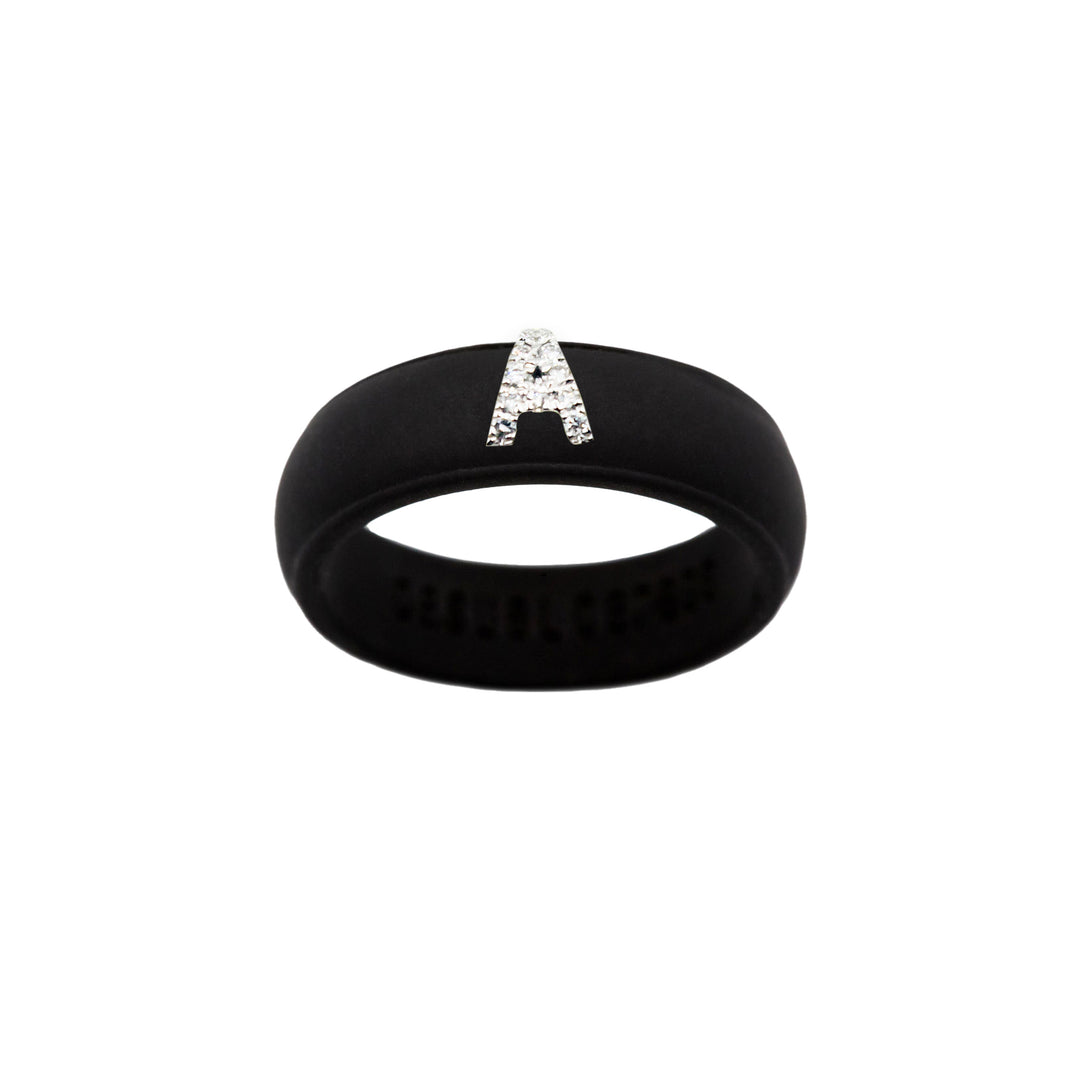 “A” Diamond Initial - Size 4