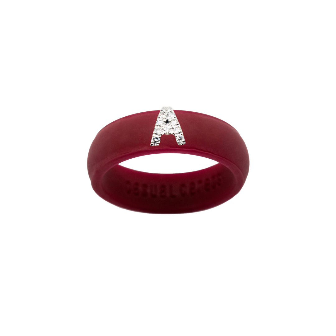 “A” Diamond Initial - Size 4