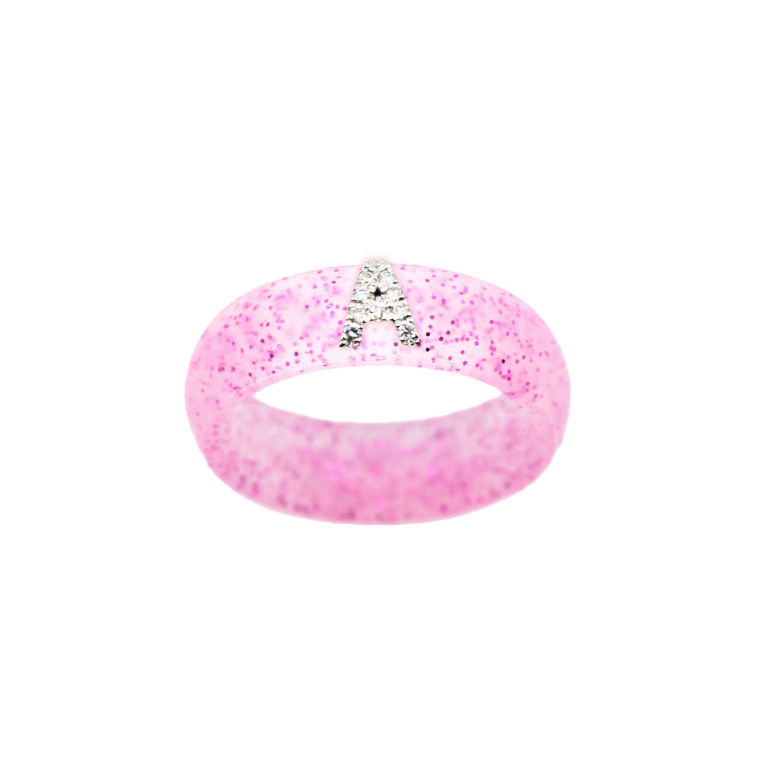 “A” Diamond Initial - Size 4