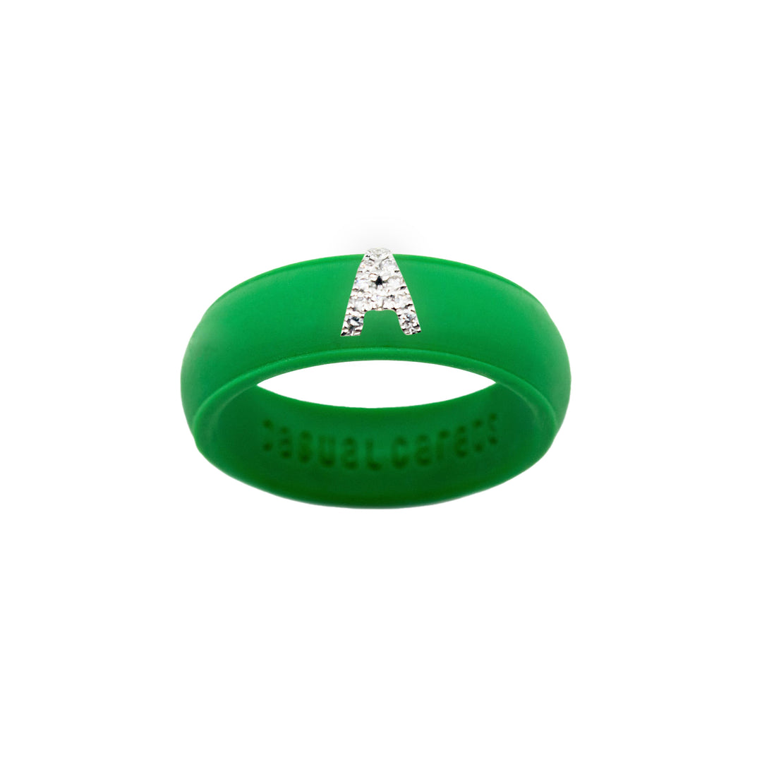 “A” Diamond Initial - Size 4