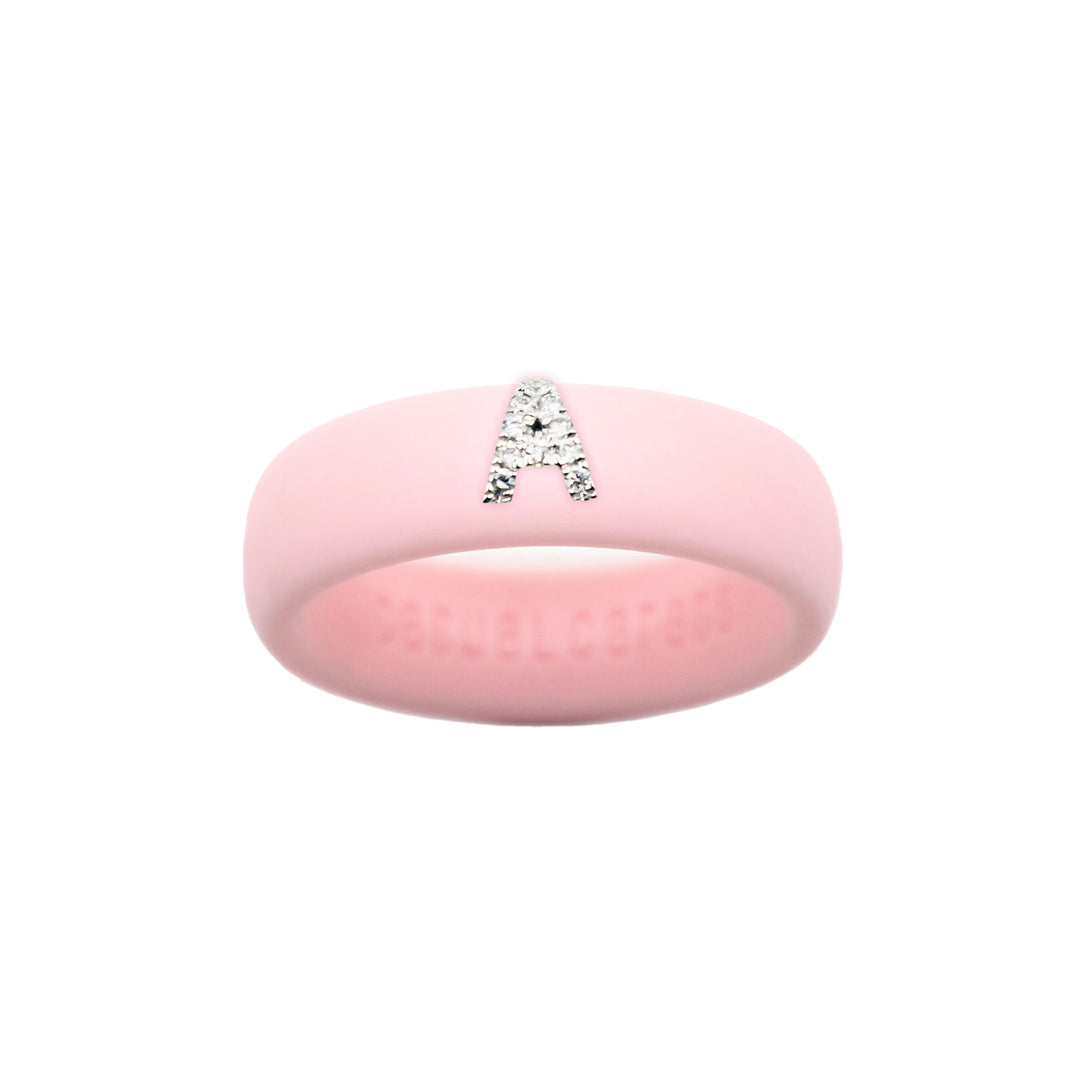 “A” Diamond Initial - Size 4