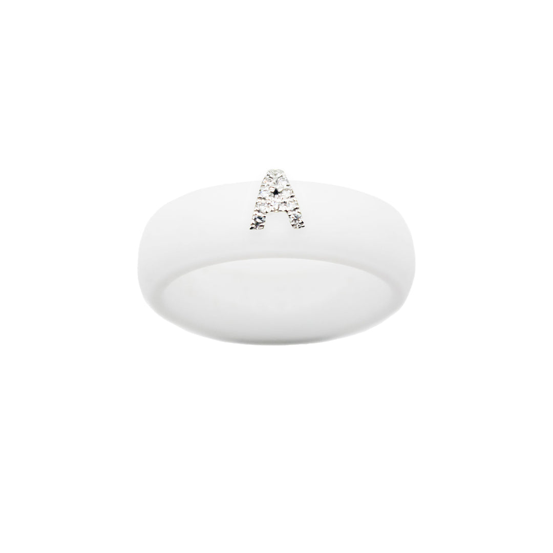 “A” Diamond Initial - Size 4