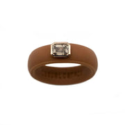 Cognac Emerald Cut Diamond