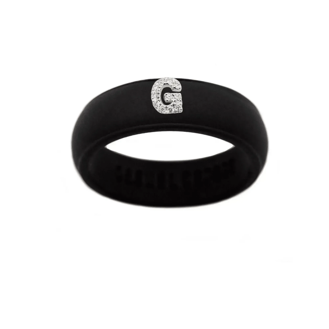 “G” Diamond Initial - Size 6