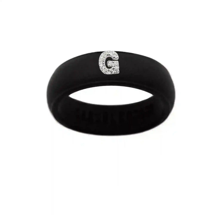 “G” Diamond Initial - Size 7