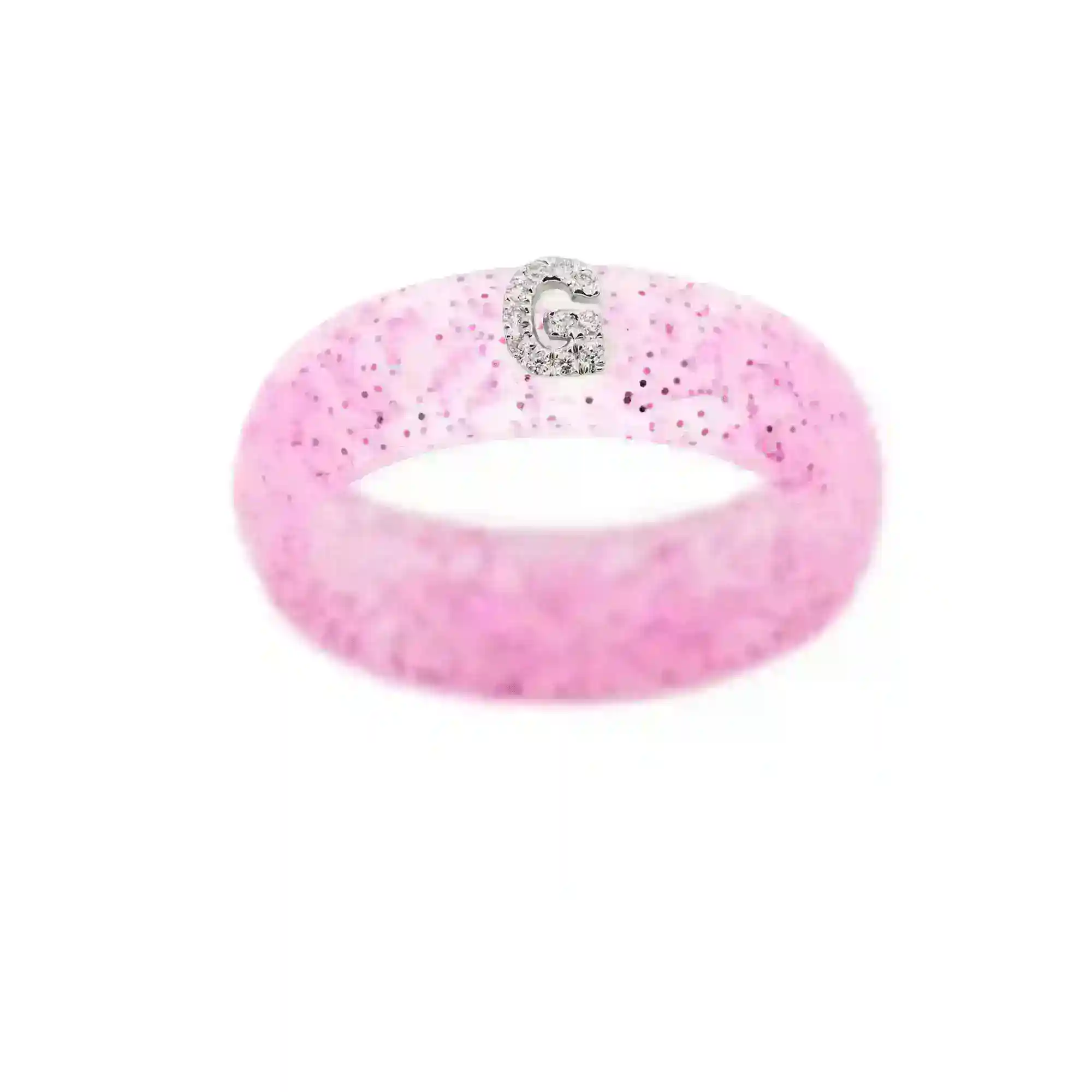 “G” Diamond Initial - Size 7