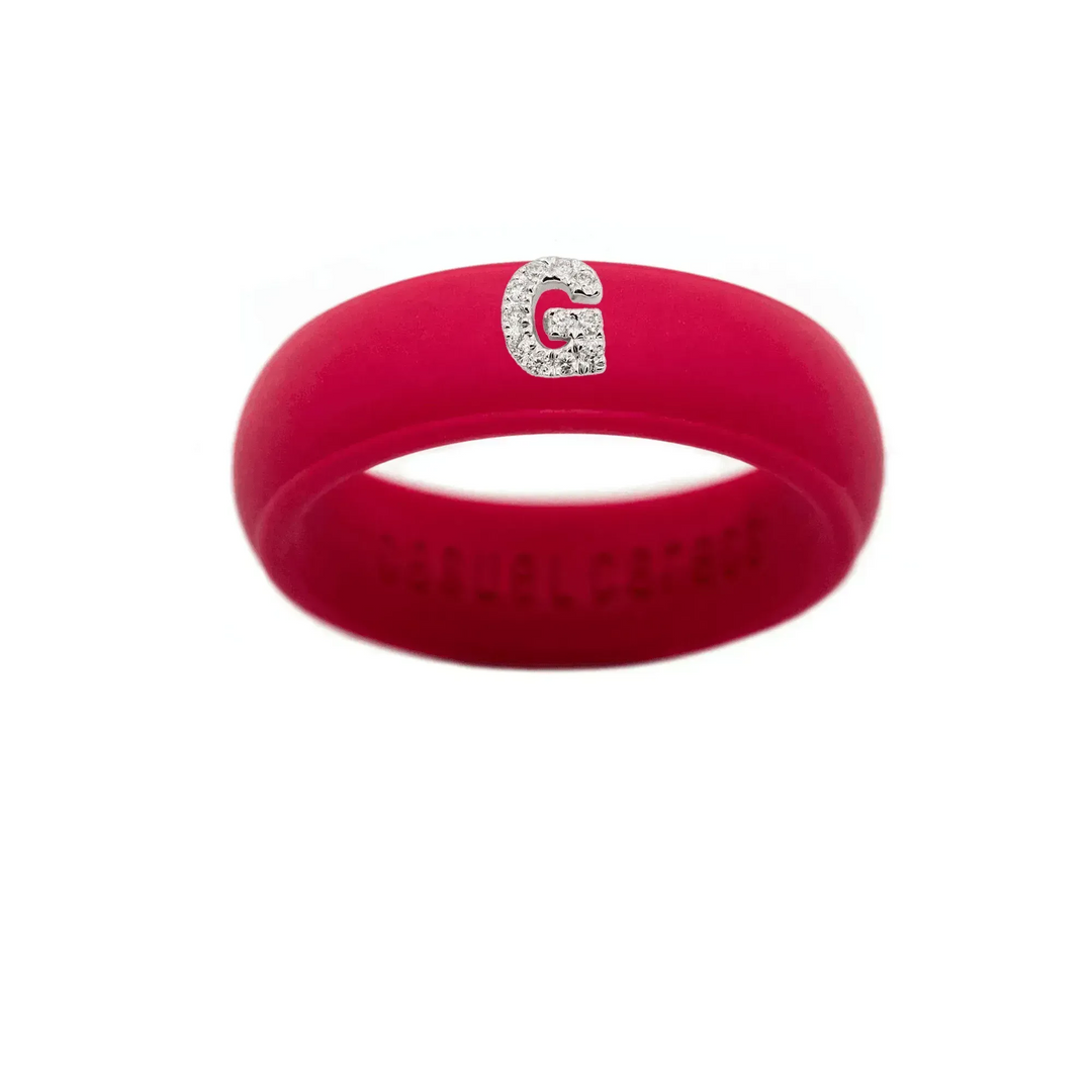 “G” Diamond Initial - Size 6