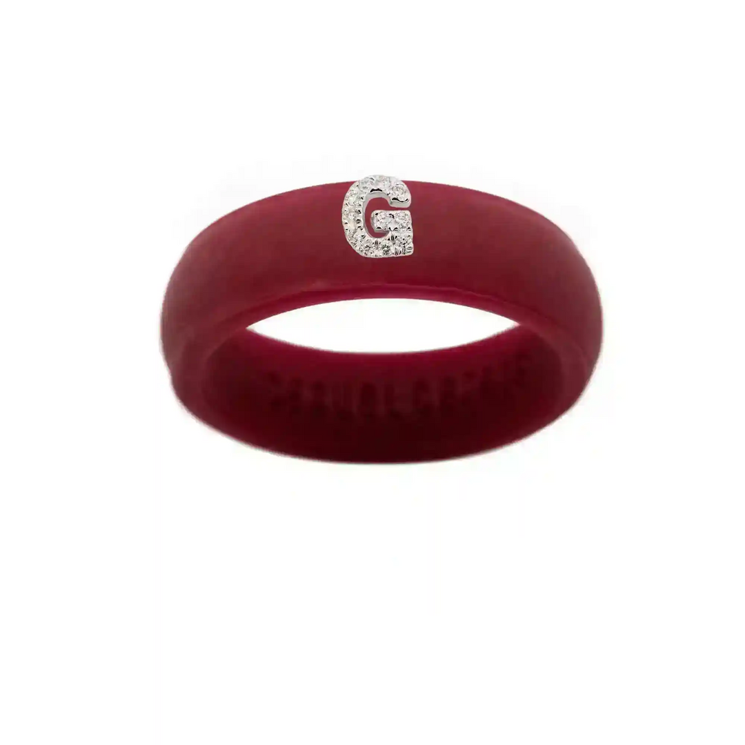 “G” Diamond Initial - Size 7