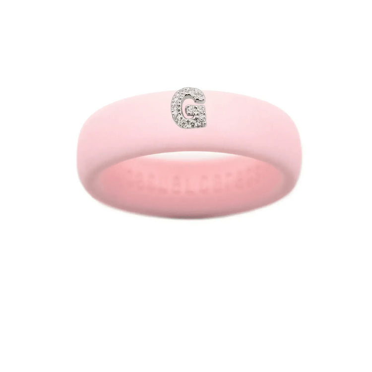“G” Diamond Initial - Size 6