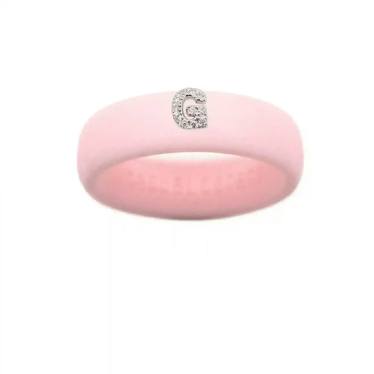 “G” Diamond Initial - Size 7