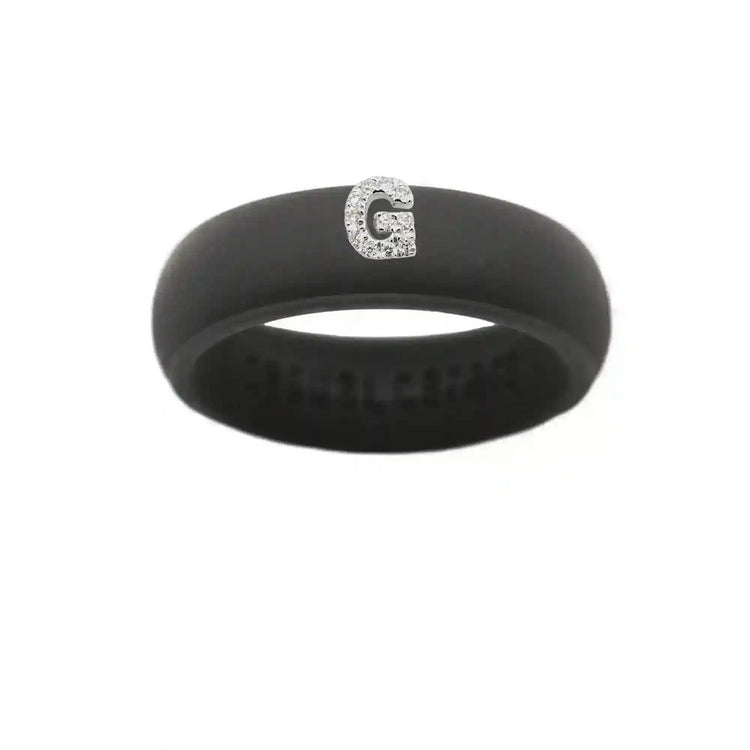 “G” Diamond Initial - Size 7