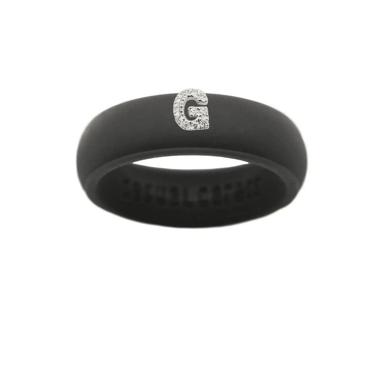 “G” Diamond Initial - Size 6