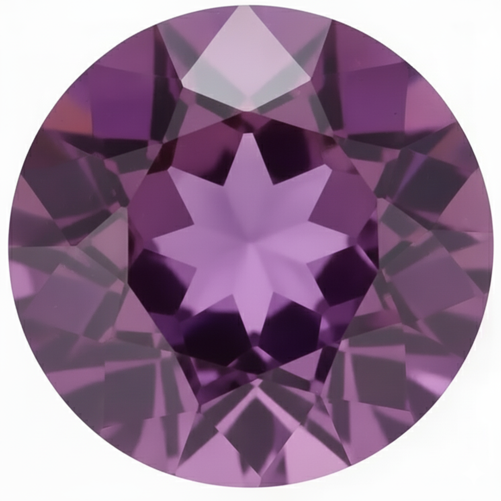 February - Amethyst Silicone Ring