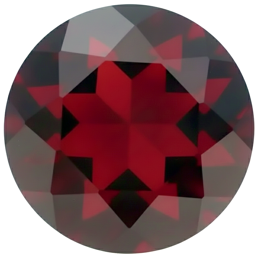 January - Garnet Silicone Ring