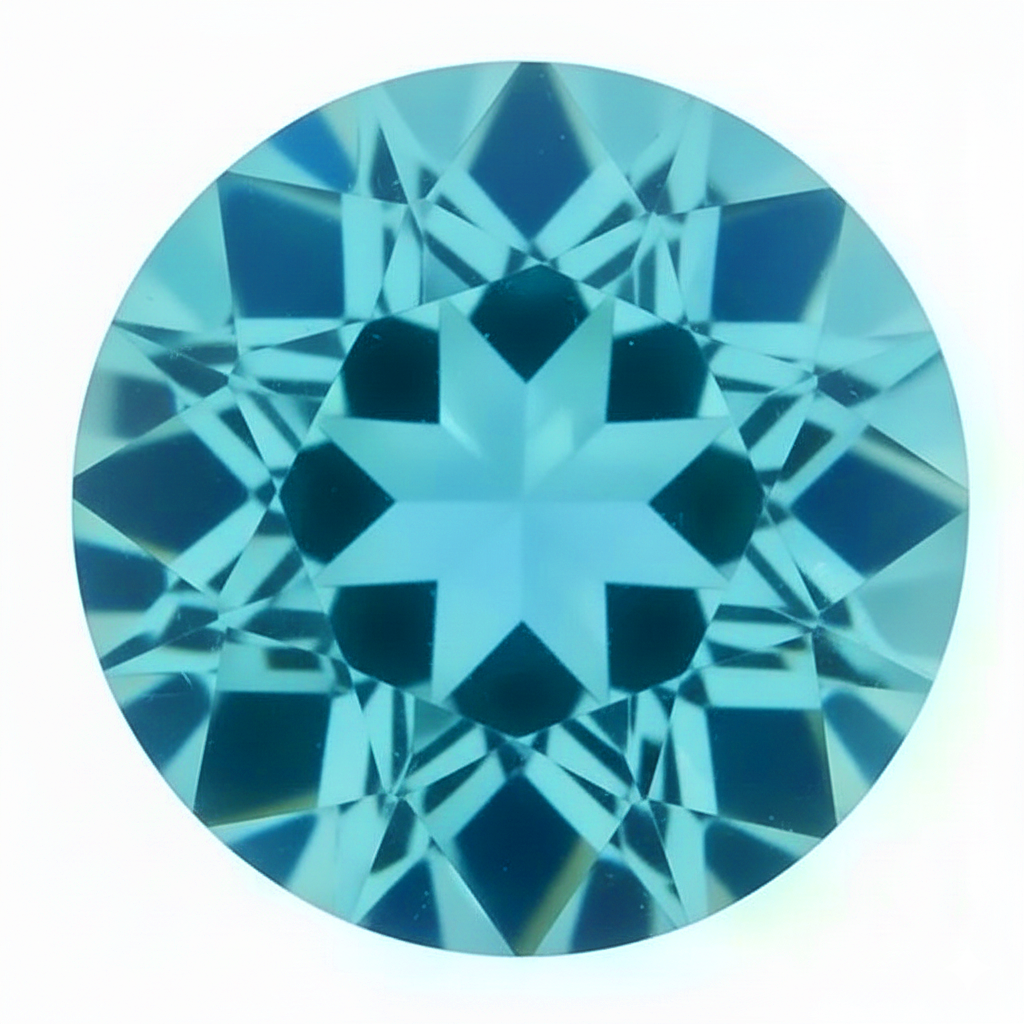 March - Aquamarine Silicone Ring