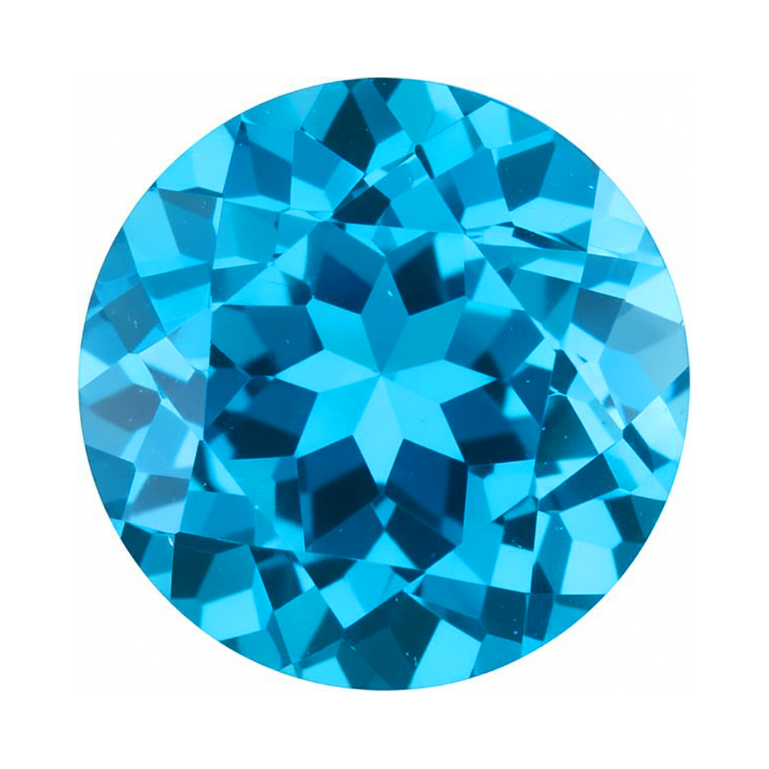 November - Blue Topaz Silicone Ring