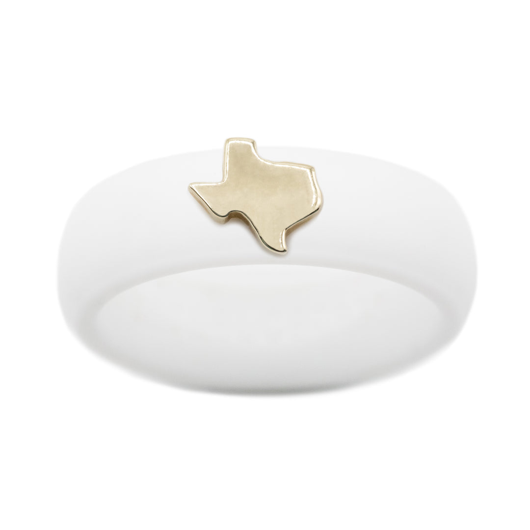 Gold Texas Silicone Ring