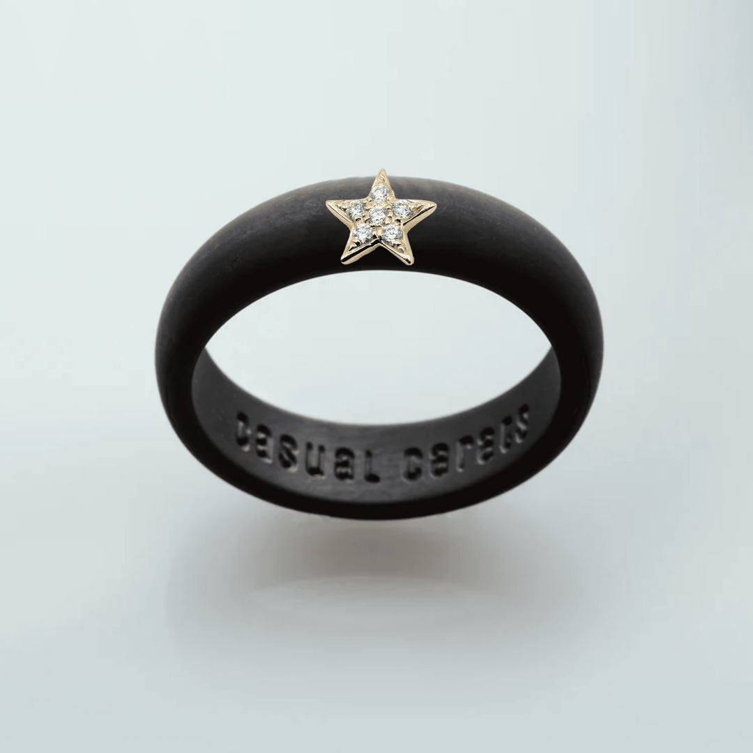 Diamond Star Silicone Ring