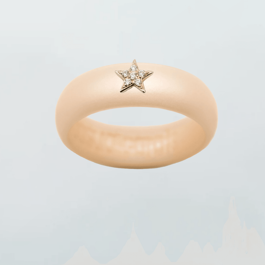 Diamond Star Silicone Ring