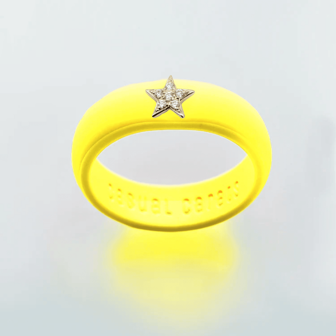 Diamond Star Silicone Ring