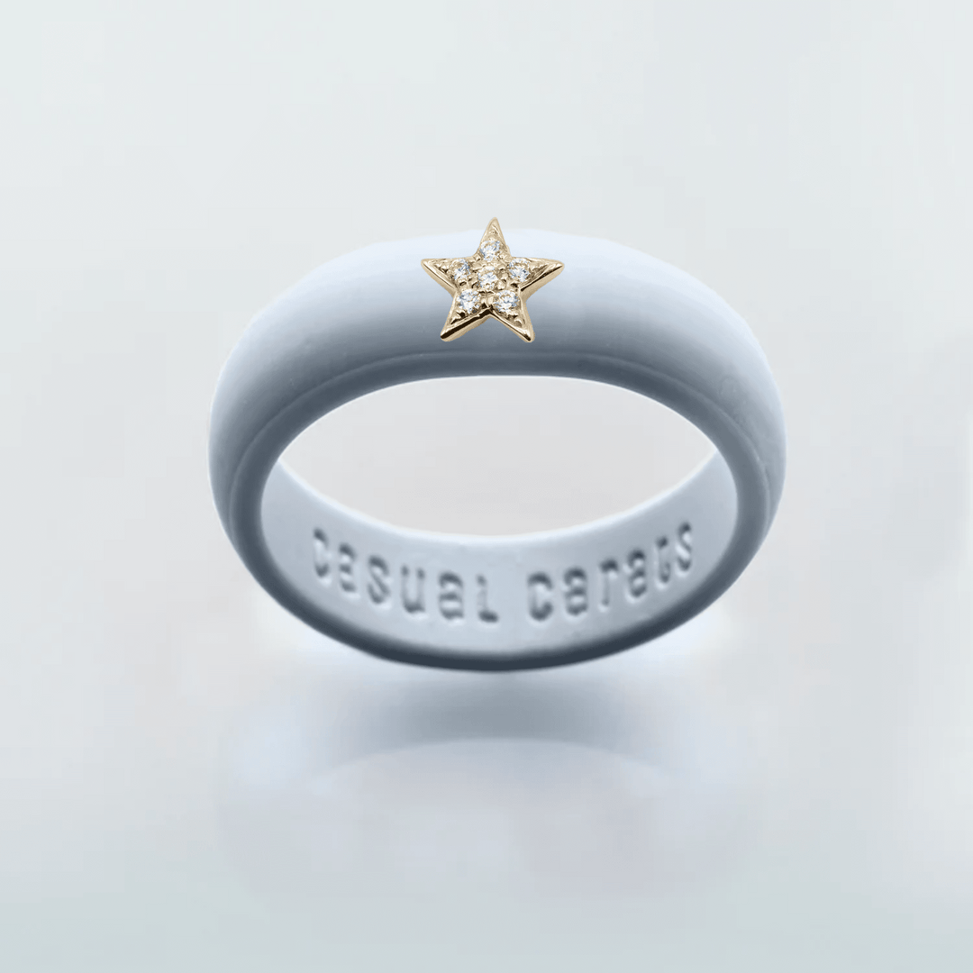 Diamond Star Silicone Ring