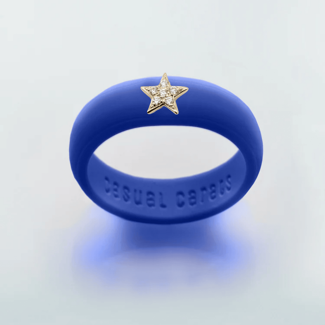 Diamond Star Silicone Ring