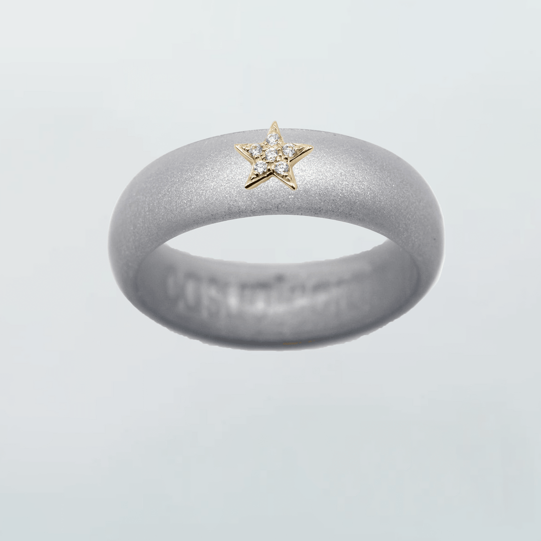 Diamond Star Silicone Ring